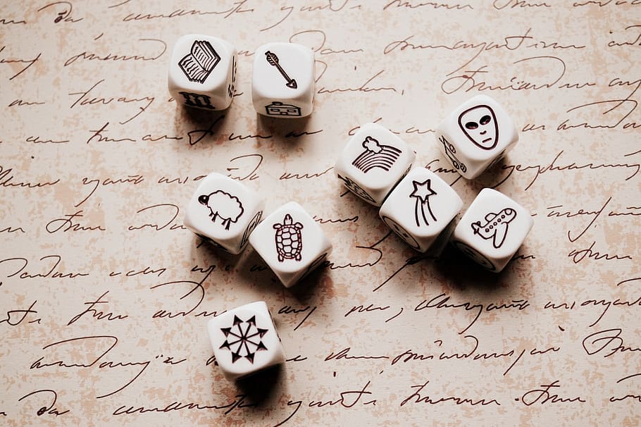 cube, ideas, write, fiction, seal, creativity, incidence, text HD wallpaper