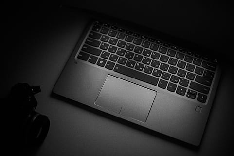 laptop, notebook, lenovo, 720s, bw, technology, computer, communication HD wallpaper