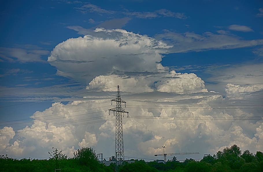 clouds, sky, landscape, nature, weather, atmosphere, summer HD wallpaper