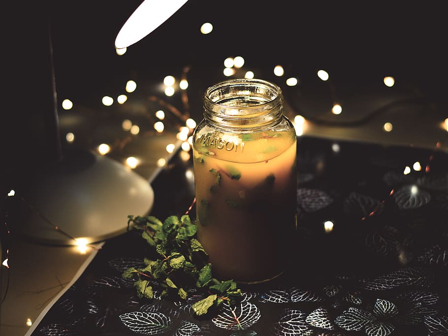 drink, drinks, light, lights, shadow, shadows, mango, pineapple HD wallpaper