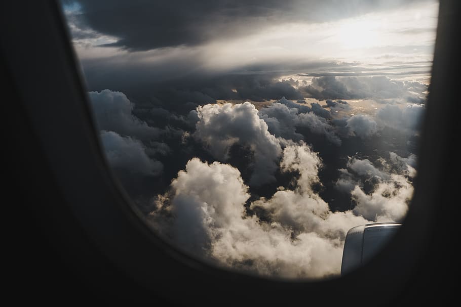 sky, cloud, weather, nature, outdoors, cumulus, window, brussels HD wallpaper