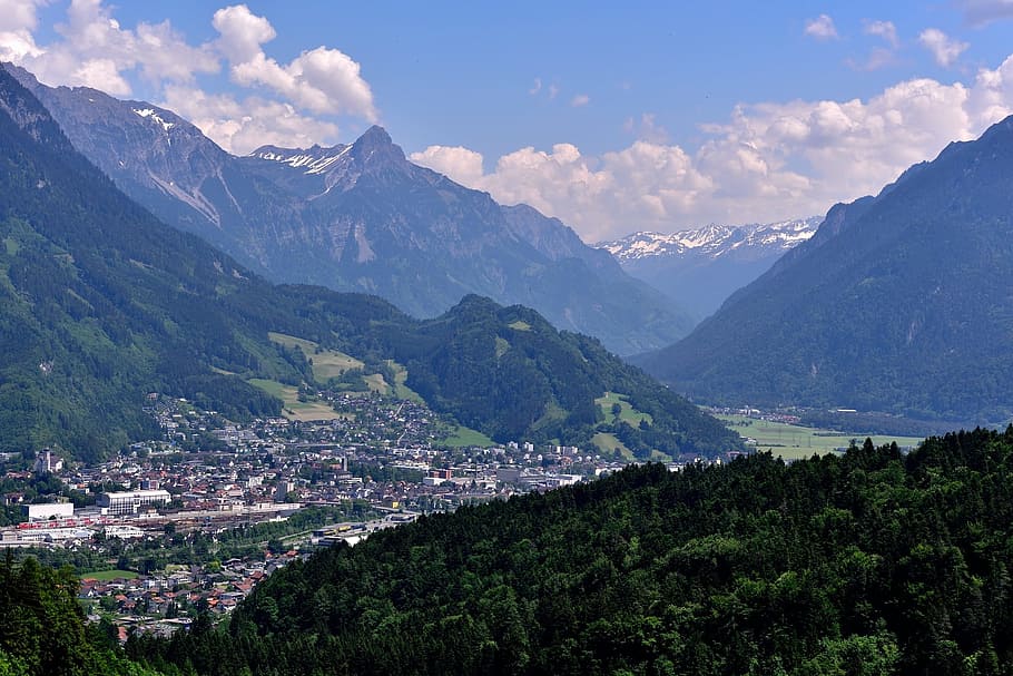 landscape, hill, mountain, mountainous, nature, architecture HD wallpaper