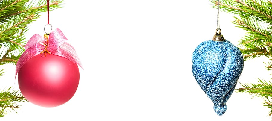 ball, xmas, tree, branch, fir, pine, sphere, new, christmas HD wallpaper
