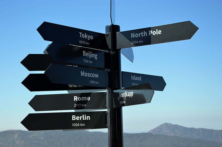 directory, signs, cities, distances, norway, tourism, information HD wallpaper