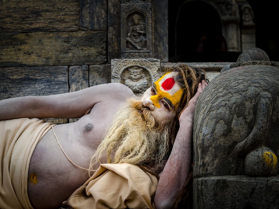 man laying down, representation, architecture, belief, spirituality HD wallpaper