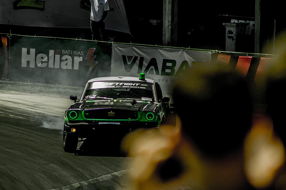 black car, transportation, vehicle, automobile, sports car, race car HD wallpaper
