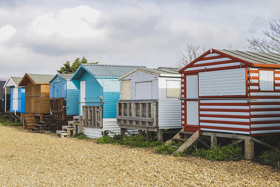 whitstable, england, kent, uk, seaside, heritage, travel, house, HD wallpaper