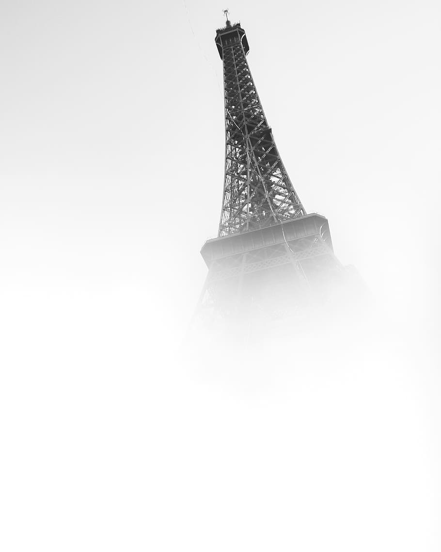 tower, building, architecture, nature, steeple, spire, fog HD wallpaper