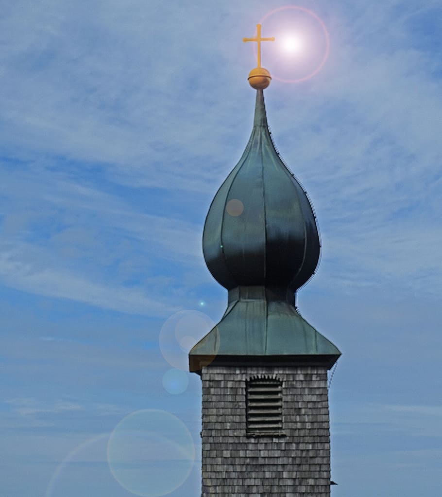 church, chiemgau, religion, sky, architecture, built structure, HD wallpaper