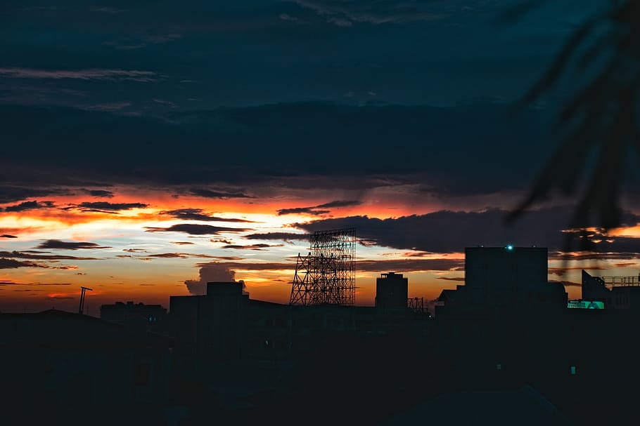 sky, sunset, building exterior, architecture, built structure HD wallpaper