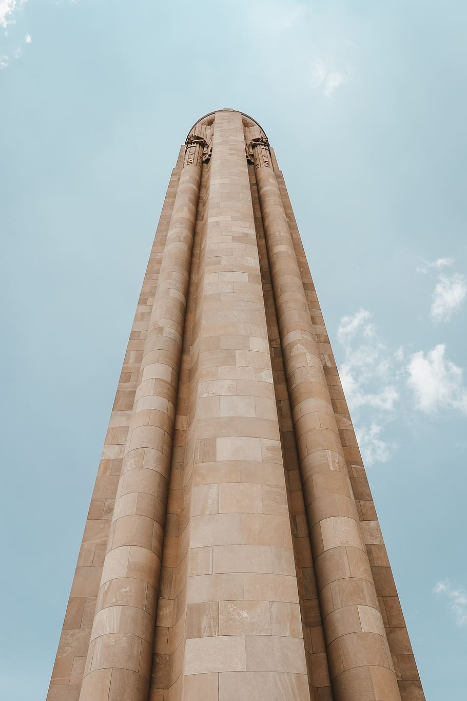 high rise brown building, architecture, tower, bell tower, united states HD wallpaper