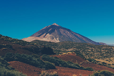spain, mount teide, caldera, el teide, mountain, mountains HD wallpaper