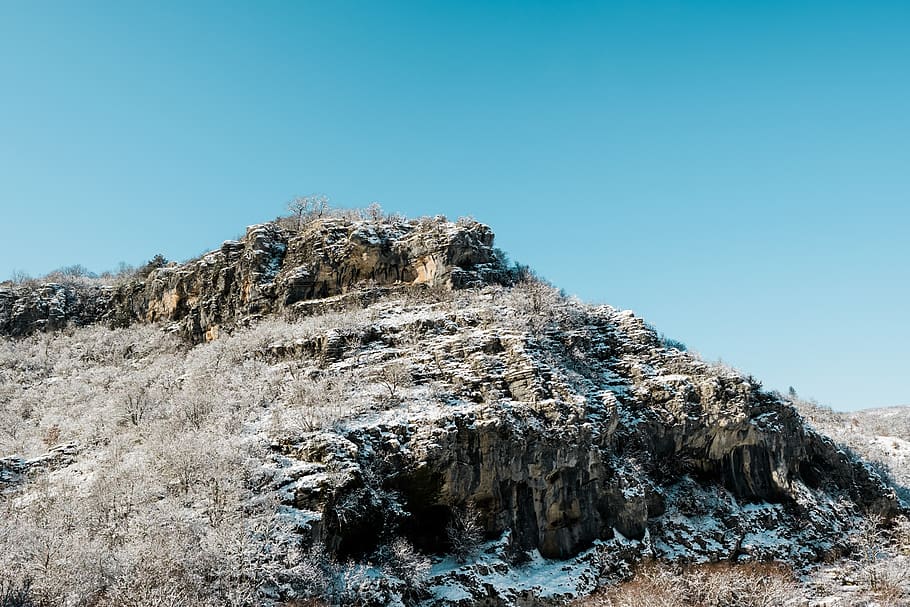 rock formation, nature, outdoors, greece, cliff, plateau, mesa HD wallpaper