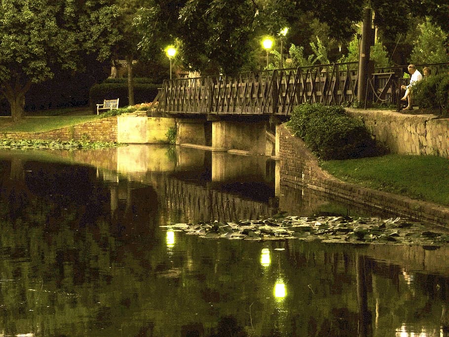 foot, bridge, construction, architecture, design, urban, reflection HD wallpaper