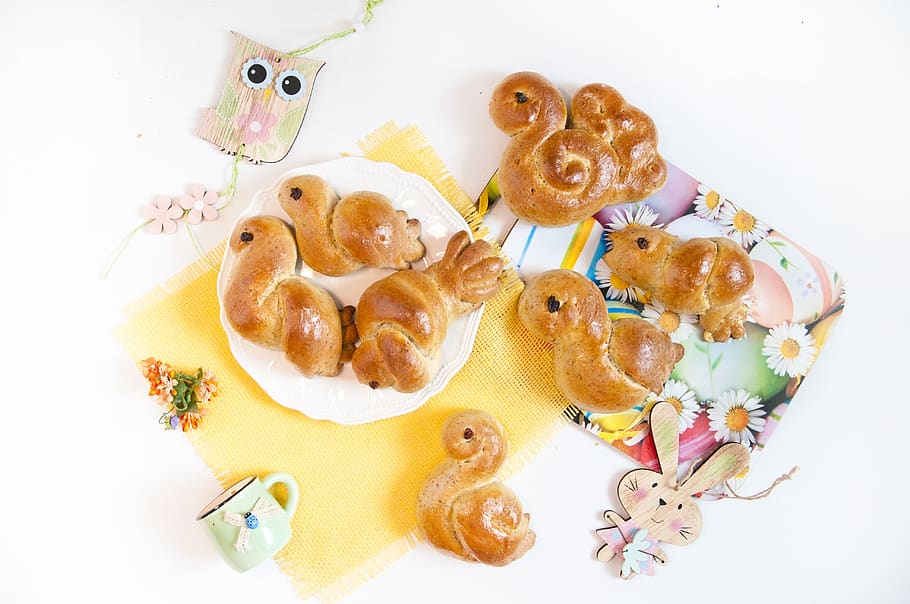 easter, buns, cakes, dinner, at home, nutrition, food, dish HD wallpaper
