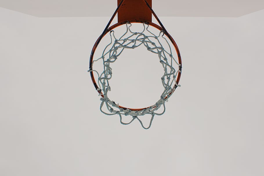hoop, basketball, basketball - sport, basketball hoop, net - sports equipment HD wallpaper