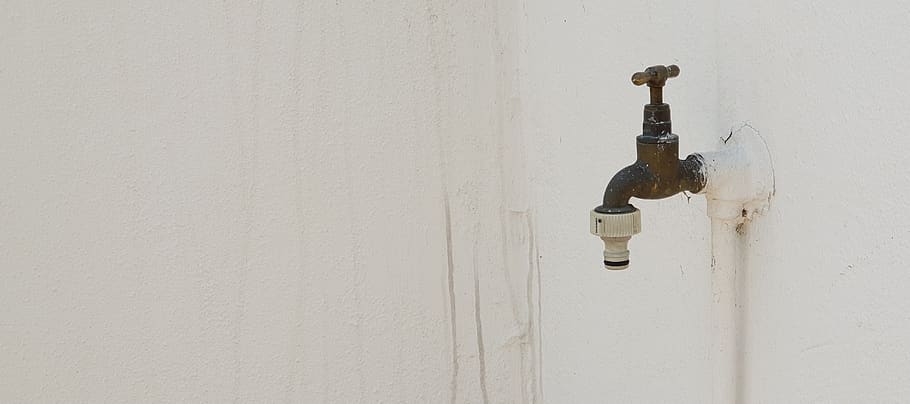 brown wall faucet, tap, indoors, sink, sink faucet, cape town HD wallpaper