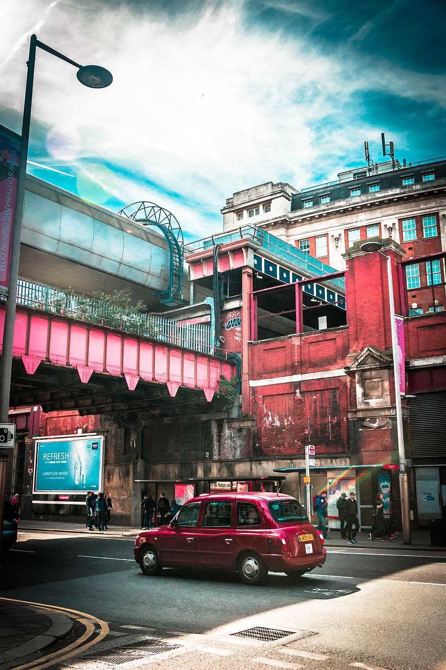 london, united kingdom, red, brick, industrial, rock, iron, HD wallpaper