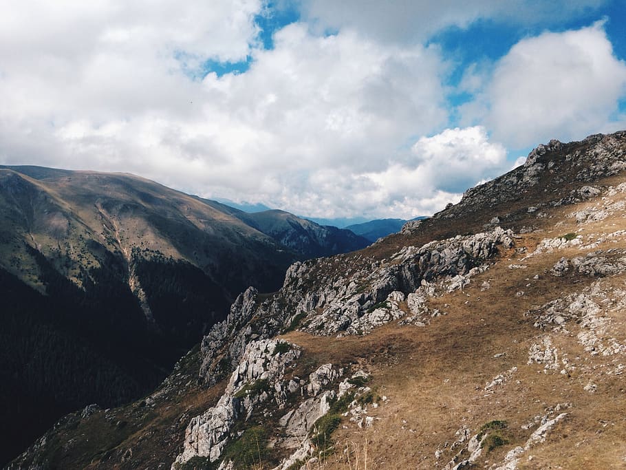 mountain, cloud - sky, scenics - nature, beauty in nature, tranquility HD wallpaper
