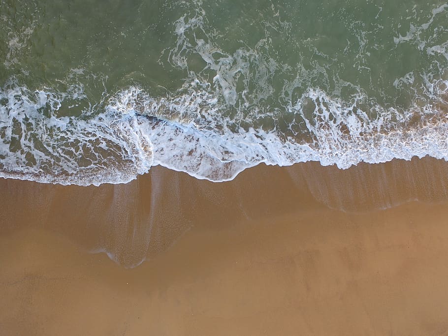 calm, relaxation, waves, tide, tidal, beach, coast, coastal HD wallpaper