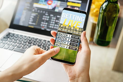 Close-up view of young woman betting with her mobile phone., wireless technology HD wallpaper
