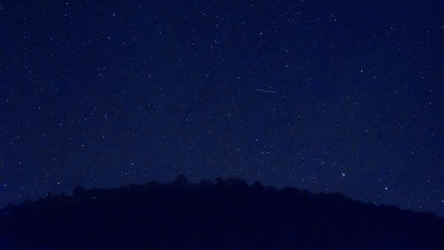 starry sky on night, universe, space, astronomy, outdoors, outer space HD wallpaper