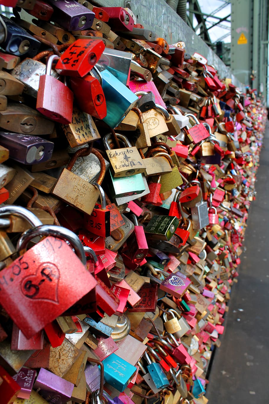 germany, köln, cologne, love, love lock, city, love lock bridge HD wallpaper