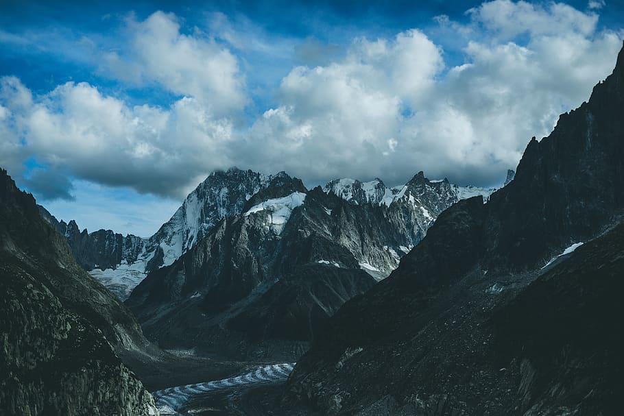 Glacier sky