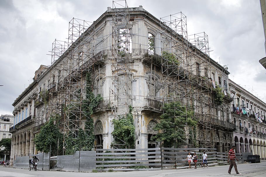 cuba, havana, architecture, built structure, building exterior HD wallpaper