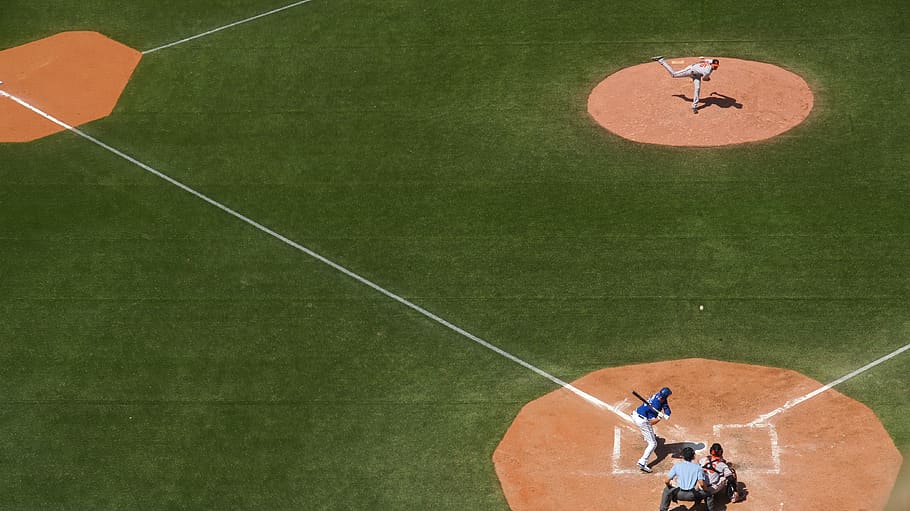 baseball field, game, sport, diamond, play, playing, stadium HD wallpaper