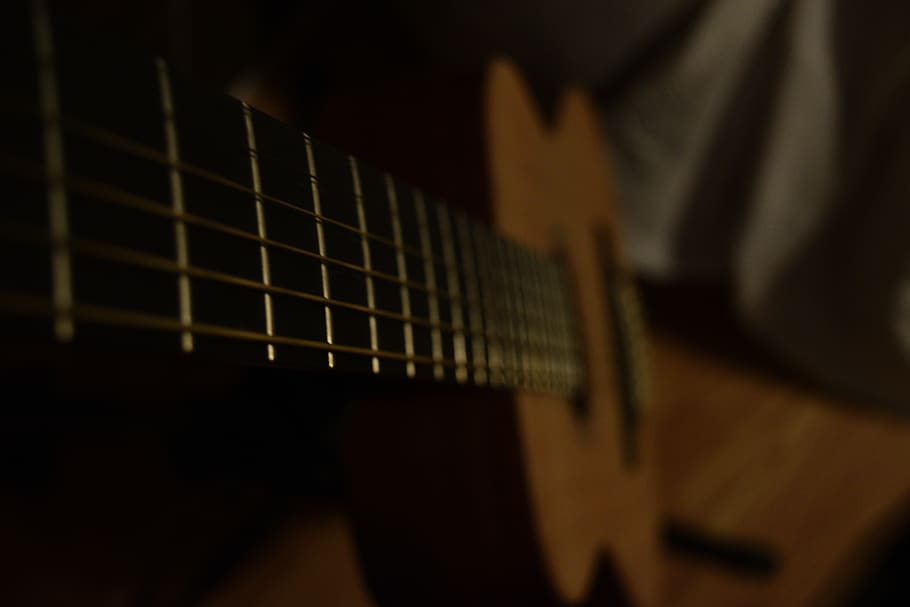 guitar, instrument, strings, musical instrument, string instrument HD wallpaper