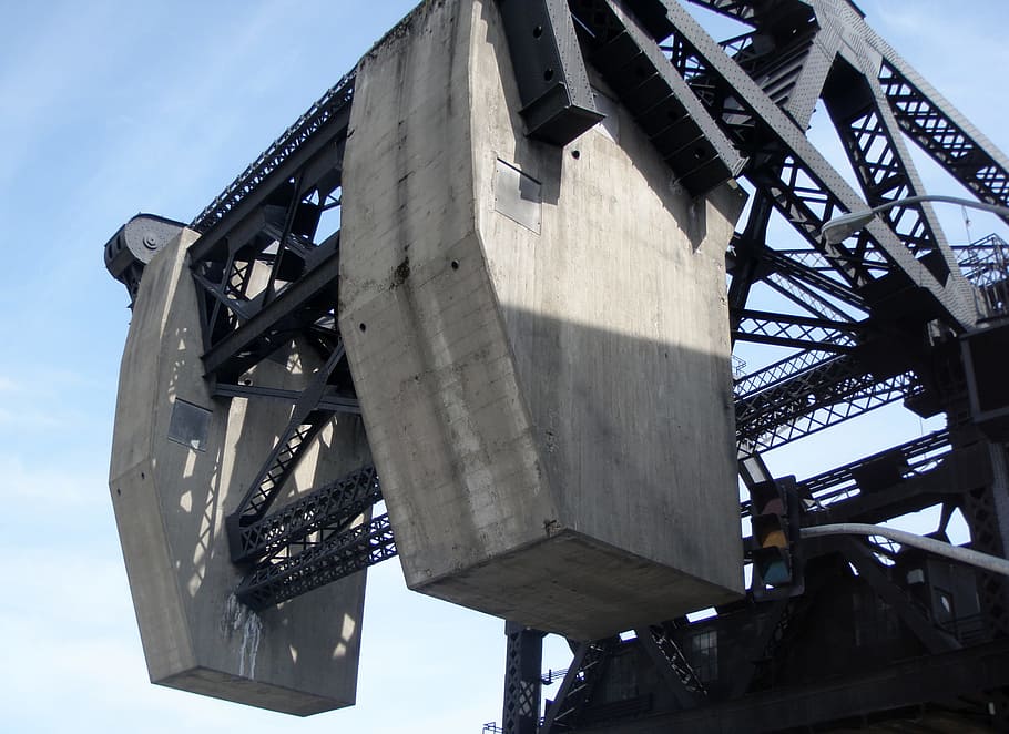 Close up of Third street bridge next to AT&T Park, architectural HD wallpaper