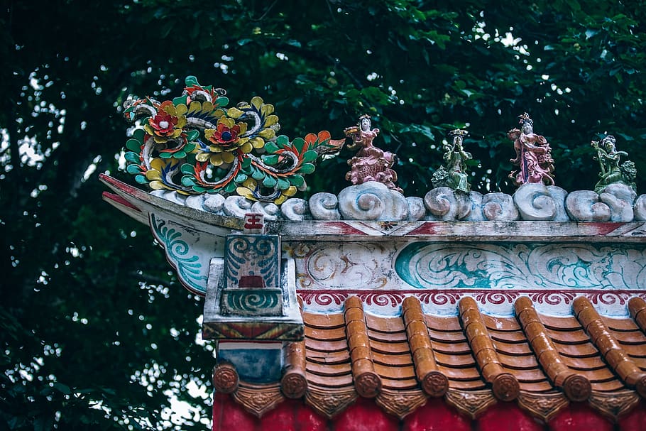 architecture, asian, beautiful, bright, buddhism, building HD wallpaper