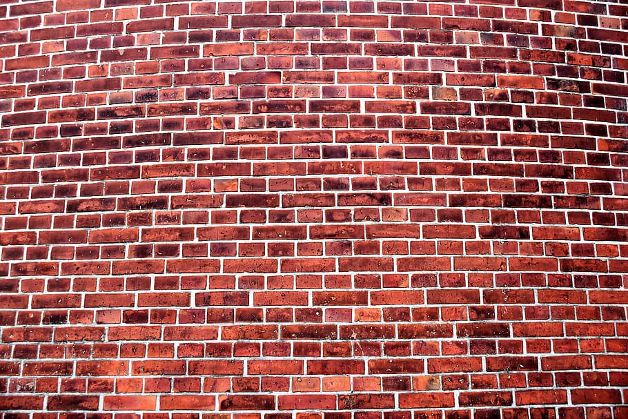brown wall bricks, brick wall, full frame, built structure, backgrounds HD wallpaper