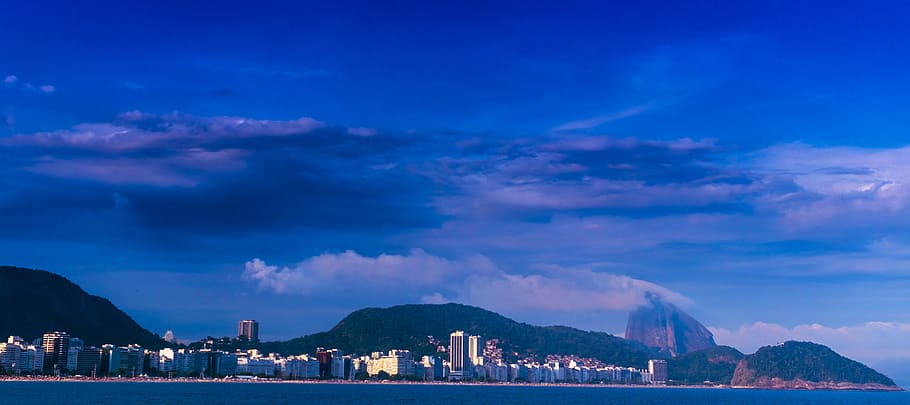 city, landscape, beach, mountain, architecture, building exterior HD wallpaper