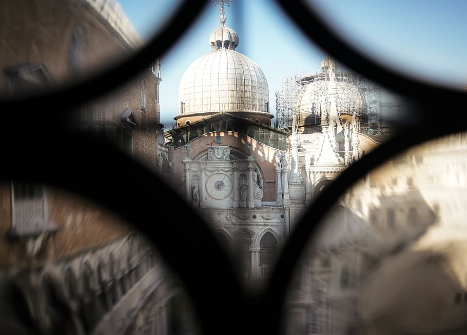 building, dome, architecture, mosque, italy, venice, transportation