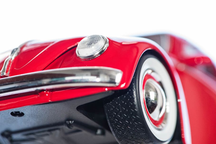 red, model, bottom up, volkswagen, motor vehicle, transportation HD wallpaper