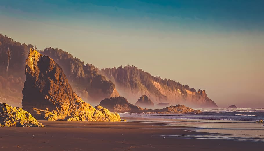 ocean waves crashed on island, water, beauty in nature, sea, scenics - nature HD wallpaper