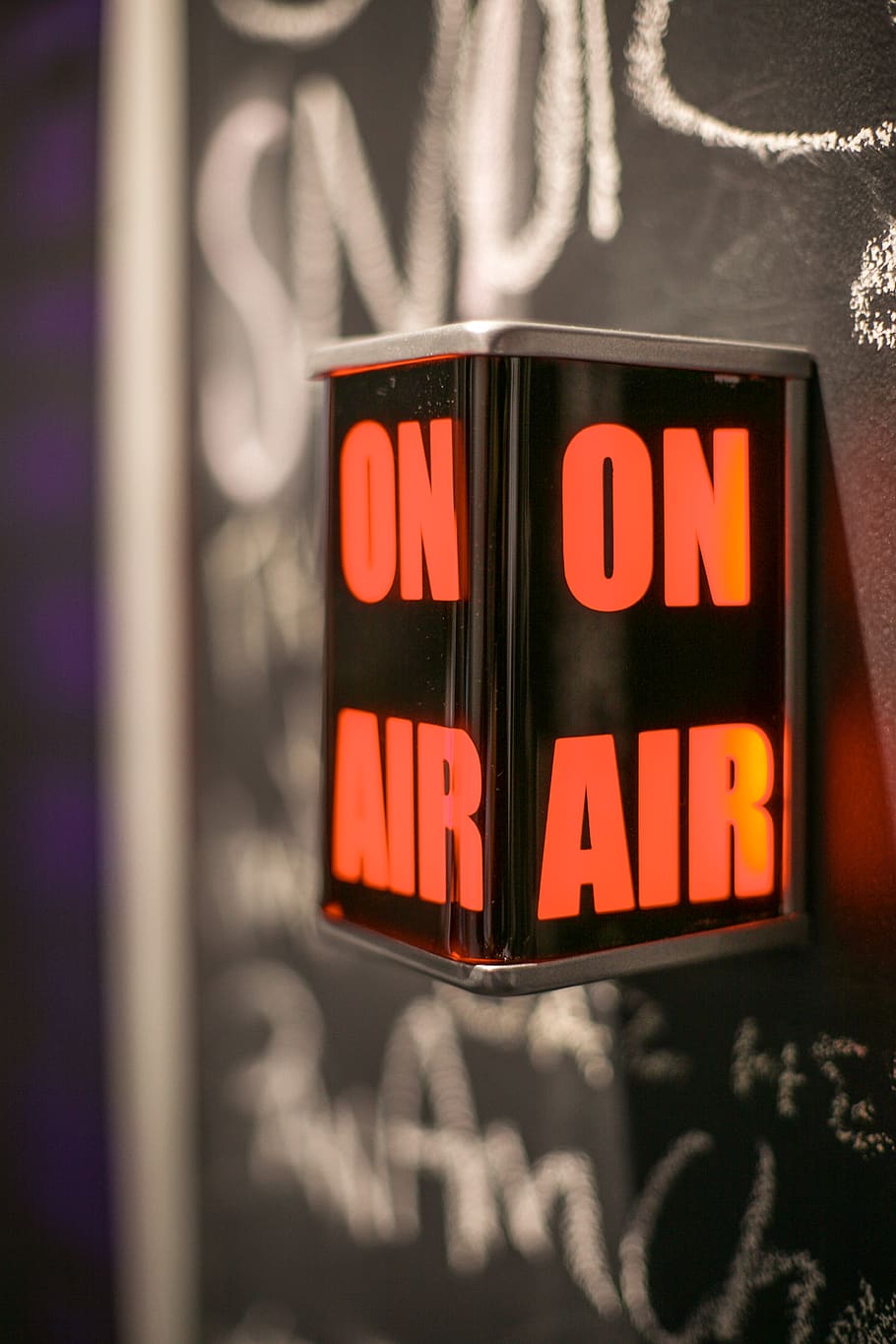 selective focus photography of on air signage, light, text, beverage, HD wallpaper