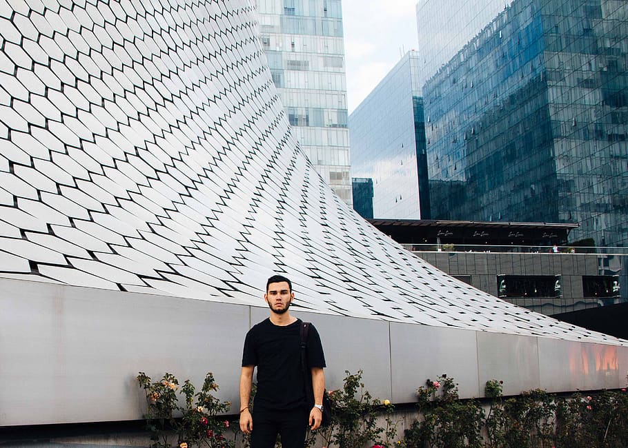 mexico, ciudad de méxico, soumaya museum, urban, black, city