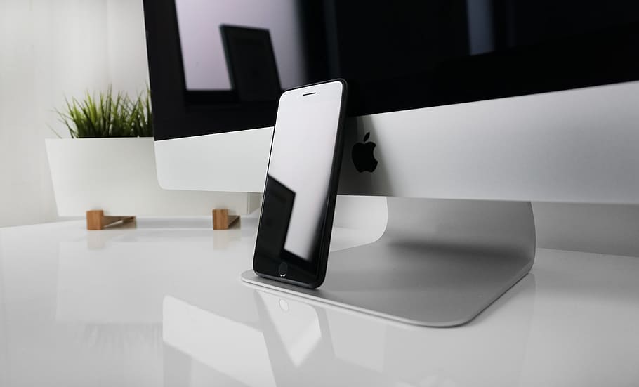 apple, computer, desktop, iphone, mobile phone, smartphone HD wallpaper