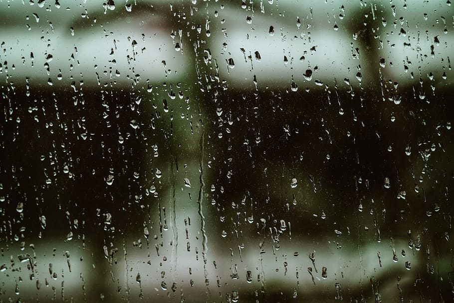 Rainy Window Pane Photo, Textures, Walls, Just Add Water, Seasons, HD wallpaper