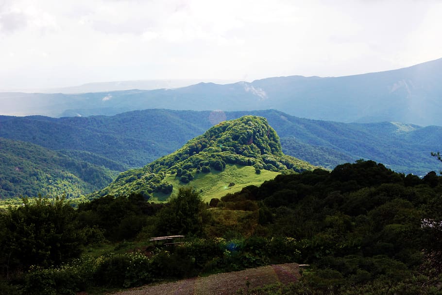 georgia, mountain, scenics - nature, tranquil scene, beauty in nature HD wallpaper