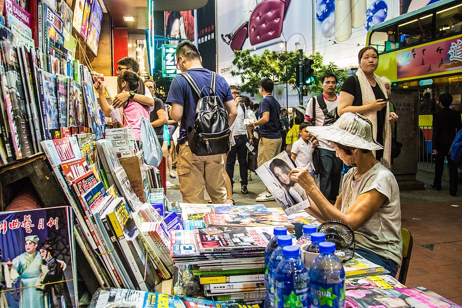 hongkong, chinese, travel, streetphotography, retail, market, HD wallpaper