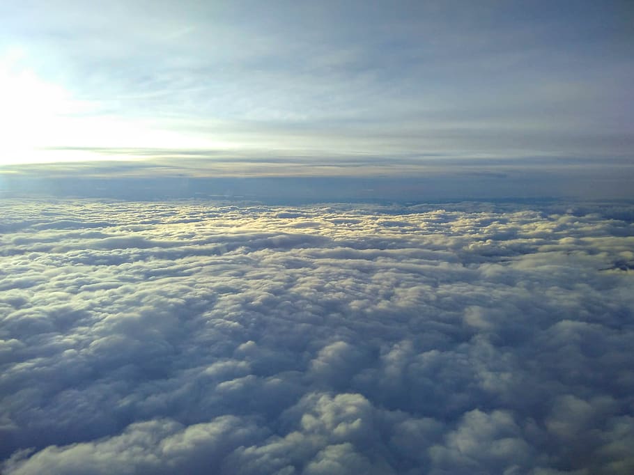 nature, outdoors, sphere, sky, azure sky, cloud, cumulus, weather HD wallpaper