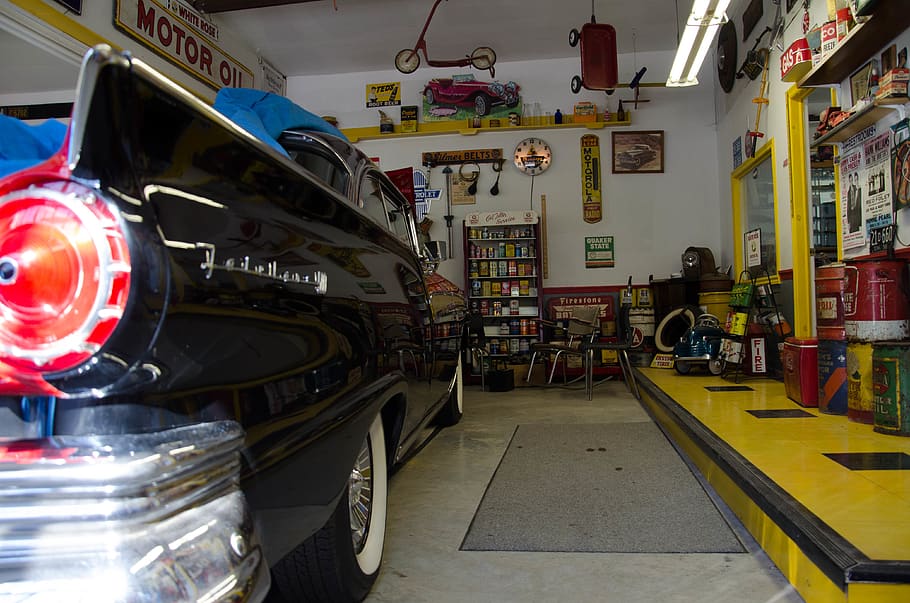 garage, oldtimer, fairlane 500, ford, ford fairlane 500, mode of transportation HD wallpaper