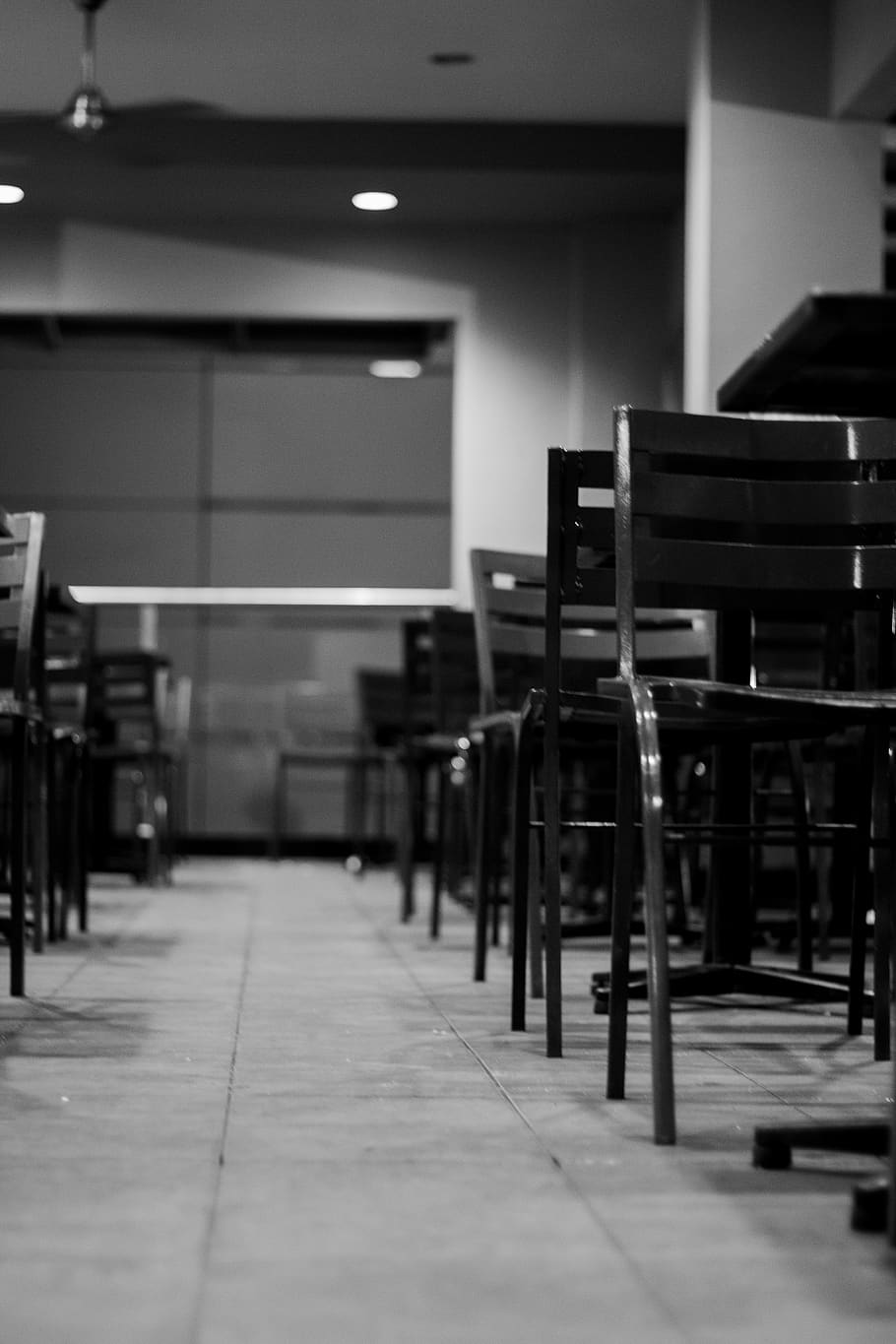 indonesia, kfc, seat, indoors, illuminated, flooring, absence HD wallpaper