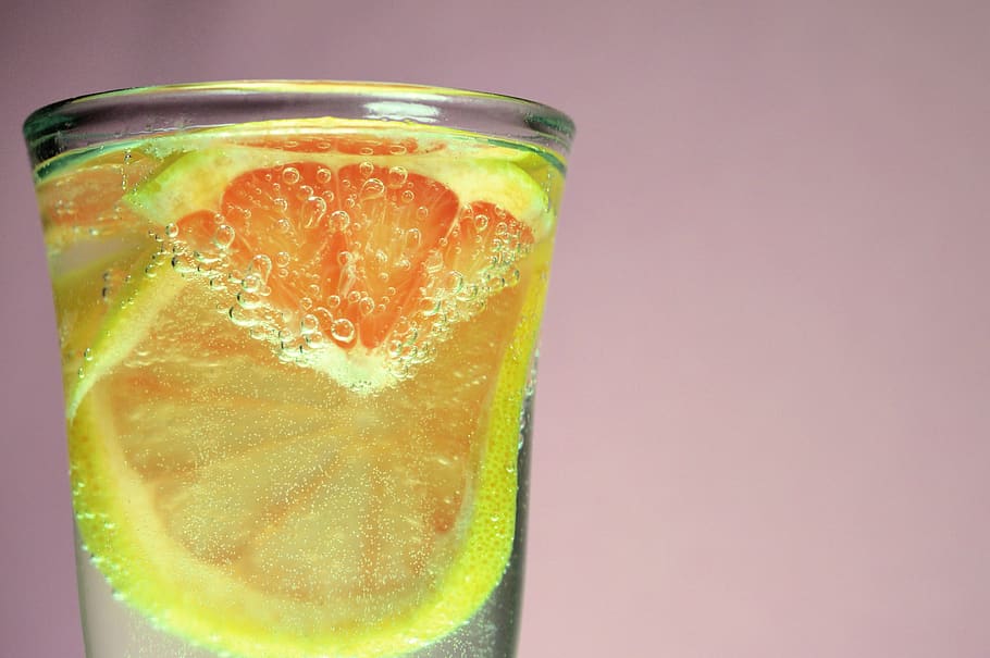 Selective Photography Of Citrus Drink, beverage, bubble, citric HD wallpaper