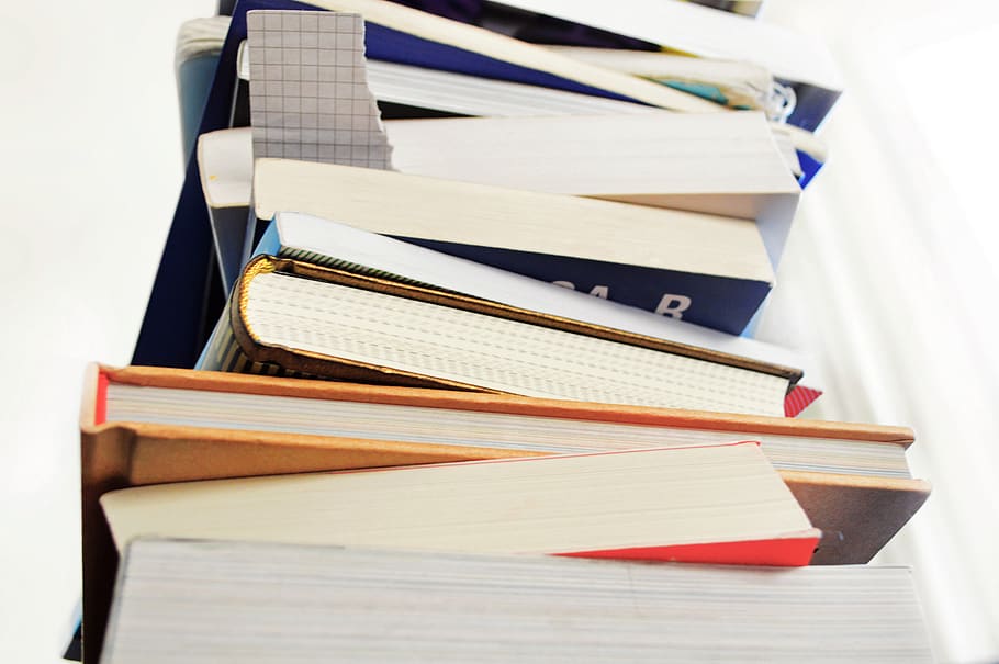 books, pile, study, leaves, literature, library, stack, learn HD wallpaper