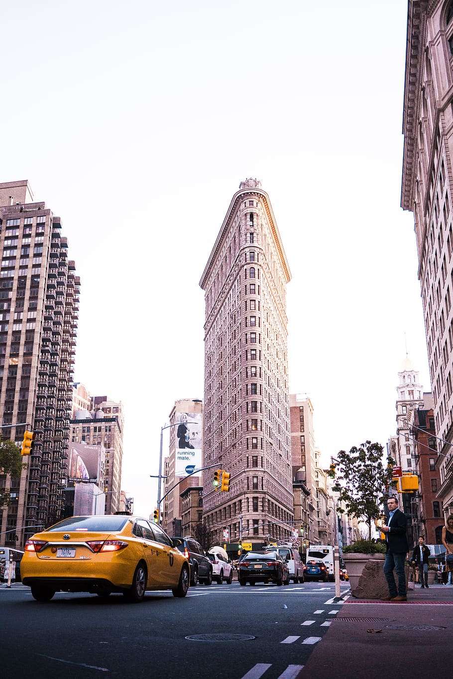 iron tower building, architecture, sunset, flatiron, skyscraper HD wallpaper